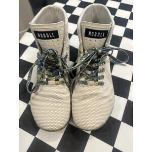 No Bull women’s high top cream spring fling size 8.5 training athletic shoe